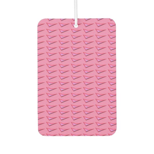 Roze Staal auto luchtverfrisser (Voorkant)