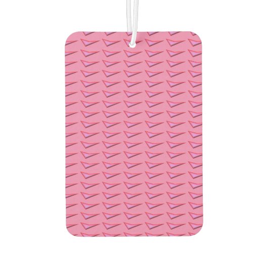 Roze Staal auto luchtverfrisser (Achterkant)