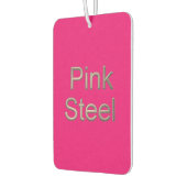 Roze Staal fuchsia auto luchtverfrisser (Links)