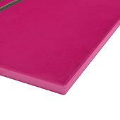 Roze Staal fuchsia glas snijplank (Hoek)
