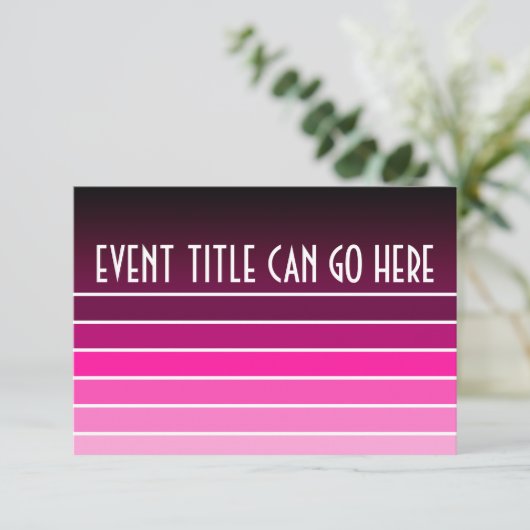 roze staal kaart (Staand voorkant)