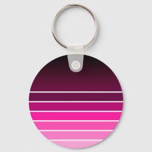 roze staal sleutelhanger