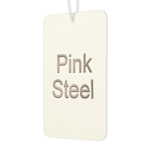 Roze Staal witte auto luchtverfrisser (Links)