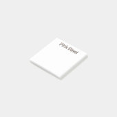 Roze Staal witte notitie pads Post-it® Notes