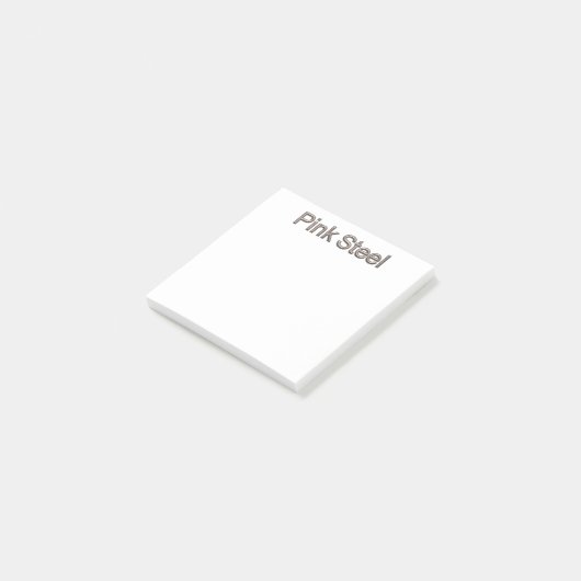 Roze Staal witte notitie pads Post-it® Notes