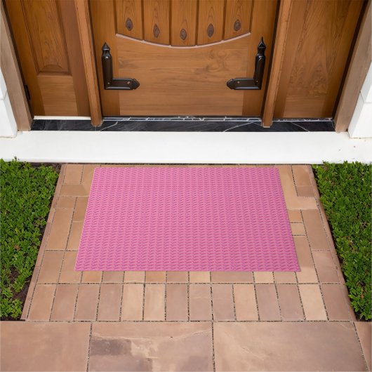 Roze staaldoormat deurmat (Buiten)
