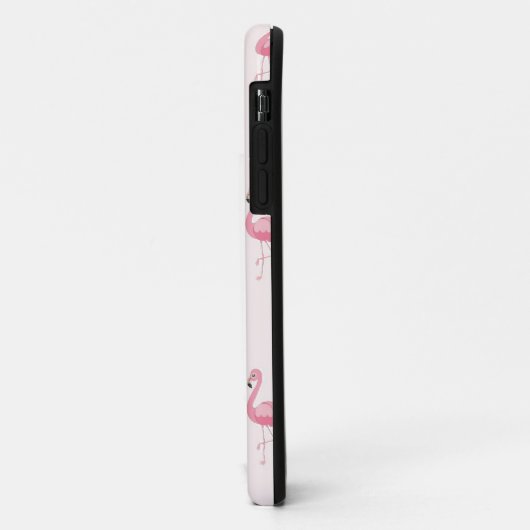 Roze staande flamingo Case-Mate iPhone case (Achterkant/links)