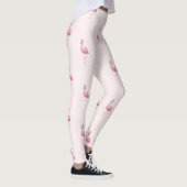 Roze staande flamingo-leggings leggings (Rechts)