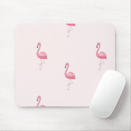 Roze staande flamingo muismat
