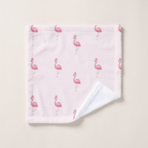 Roze staande flamingo washandje