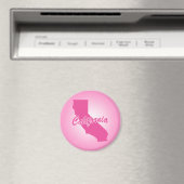 Roze staat California Magnet (Insitu (Vaatwasser))