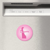 Roze Staat Delaware Magnet (Insitu (Vaatwasser))