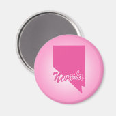 Roze Staat Nevada Magnet (Voorkant / Achterkant)