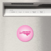 Roze staat North Carolina Magnet (Insitu (Vaatwasser))
