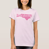 Roze staat North Carolina T-shirt (Voorkant)