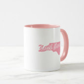 Roze Staat North Carolina Vorm Mok (Voorkant rechts)