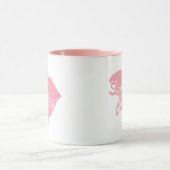 Roze staat van de Zuid-Carolina Vorm Mok (Midden)