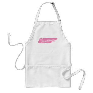 Roze staatsinrichting standaard schort