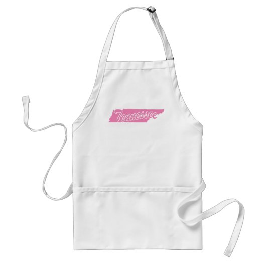 Roze staatsinrichting standaard schort (Voorkant)