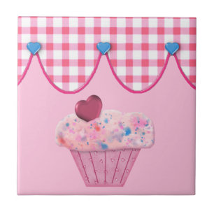 Roze stagel tegeltje
