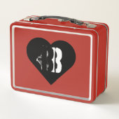 Roze Stakelige Hart Cybersigilism Lunchbox (Achterkant)