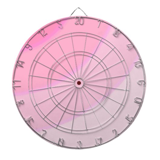 Roze stalen dartboard dartbord (Voorkant)