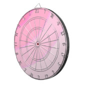 Roze stalen dartboard dartbord (Voorkant Rechts)