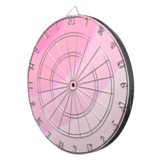 Roze stalen dartboard dartbord (Voorkant Rechts)