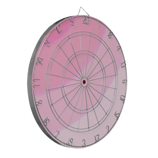 Roze stalen dartboard dartbord (Voorkant Links)