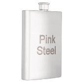 Roze stalen kolf van roestvrij staal flacon (Rechts)