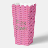Roze Stalen popcorndozen Bedankdoosjes (Voorkant)
