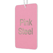 Roze Stalen roze auto luchtverfrisser (Links)