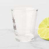 Roze stalen schotglas shot glas (Rechts)