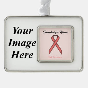 Roze standaard lint tmpl (H-I) door Kenneth Yoncic Verzilverd Omlijst Ornament