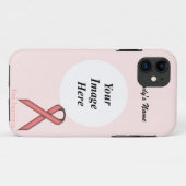 Roze standaard lintje door Kenneth Yoncich Case-Mate iPhone Case (Achterkant (horizontaal))