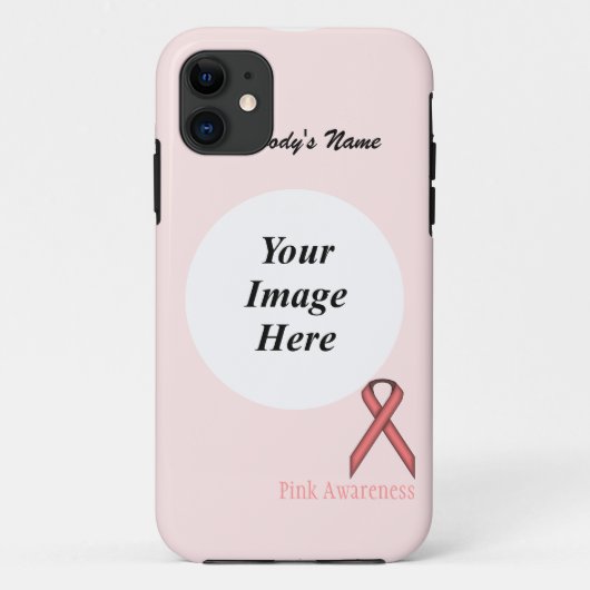 Roze standaard lintje door Kenneth Yoncich Case-Mate iPhone Case (Achterkant)