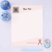 Roze standaard lintje door Kenneth Yoncich Flyer (Enkel)