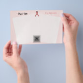 Roze standaard lintje door Kenneth Yoncich Flyer (Hand)