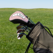 Roze standaard lintje door Kenneth Yoncich Golfheadcover (Insitu)