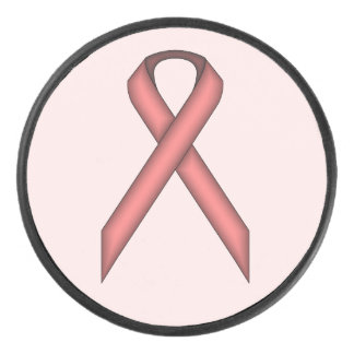 Roze standaard lintje door Kenneth Yoncich Hockey Puck