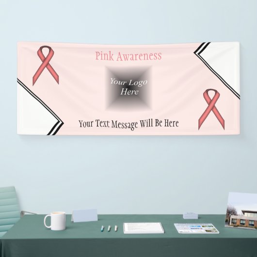 Roze standaard lintje door Kenneth Yoncich Spandoek (Beurs)