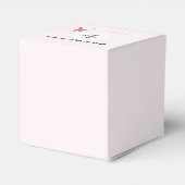 Roze standaard lintSjabloon door Kenneth Yoncich Bedankdoosjes (Achterkant)