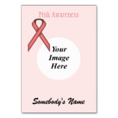 Roze standaard lintSjabloon door Kenneth Yoncich Kaart (Achterkant)