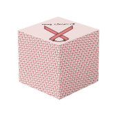 Roze standaard lintSjabloon door Kenneth Yoncich Kubus (Achter hoekig)