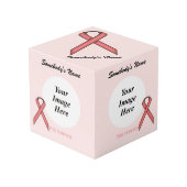 Roze standaard lintSjabloon door Kenneth Yoncich Kubus (Voorkant hoekig)