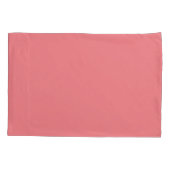 Roze Standaard Maat Kussen Hoesje Paar Kussensloop (Achterkant-Links)