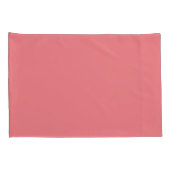 Roze Standaard Maat Kussen Hoesje Paar Kussensloop (Achterkant-Rechts)