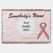 Roze standaard Sjabloon lint Deken (Voorkant)