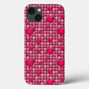 Roze stapel met hart Case-Mate iPhone case
