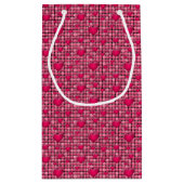 Roze stapel met hart klein cadeauzakje (Achterkant)